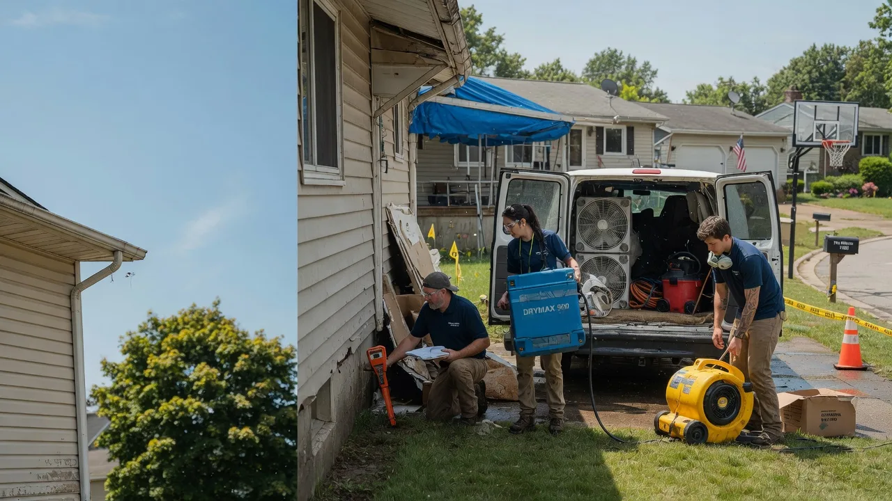 Ceiling Leak Cleanup in Dale, WI near me