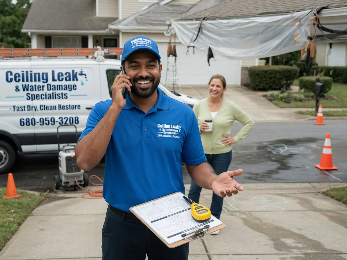 Ceiling Leak Cleanup Dale, WI FAQs